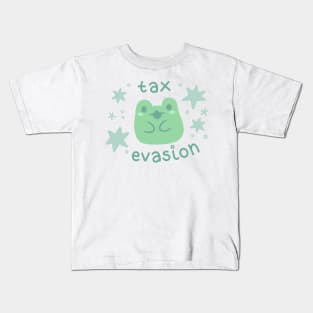 Tax Evasion Frog Kids T-Shirt